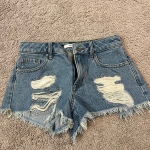 PacSun High rise Jean shorts